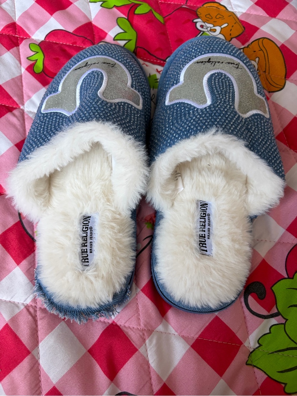 True Religion Rhinestone Slippers - Picture 6 of 12